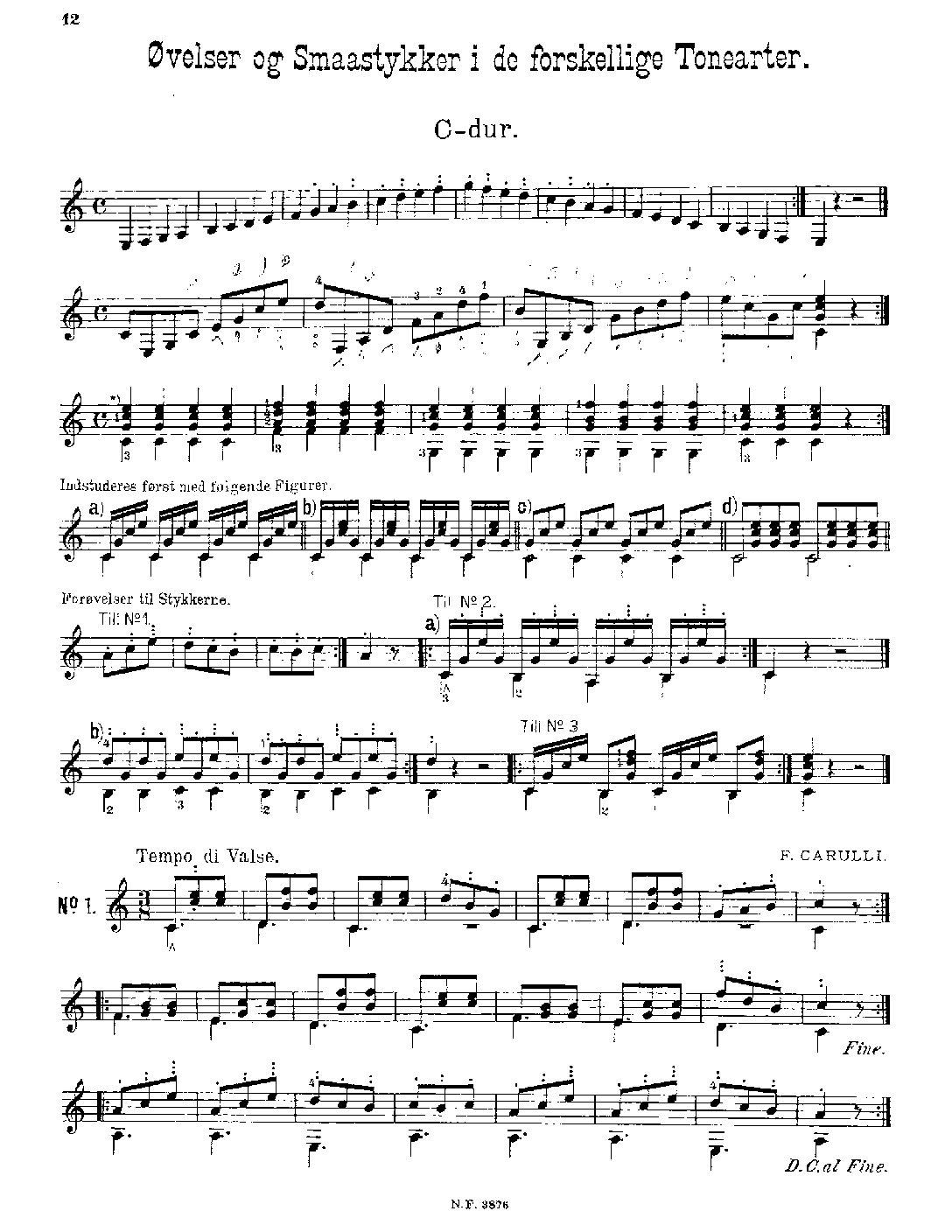 tempo di valse by Carulli (Free Guitar) This is Classical Guitar