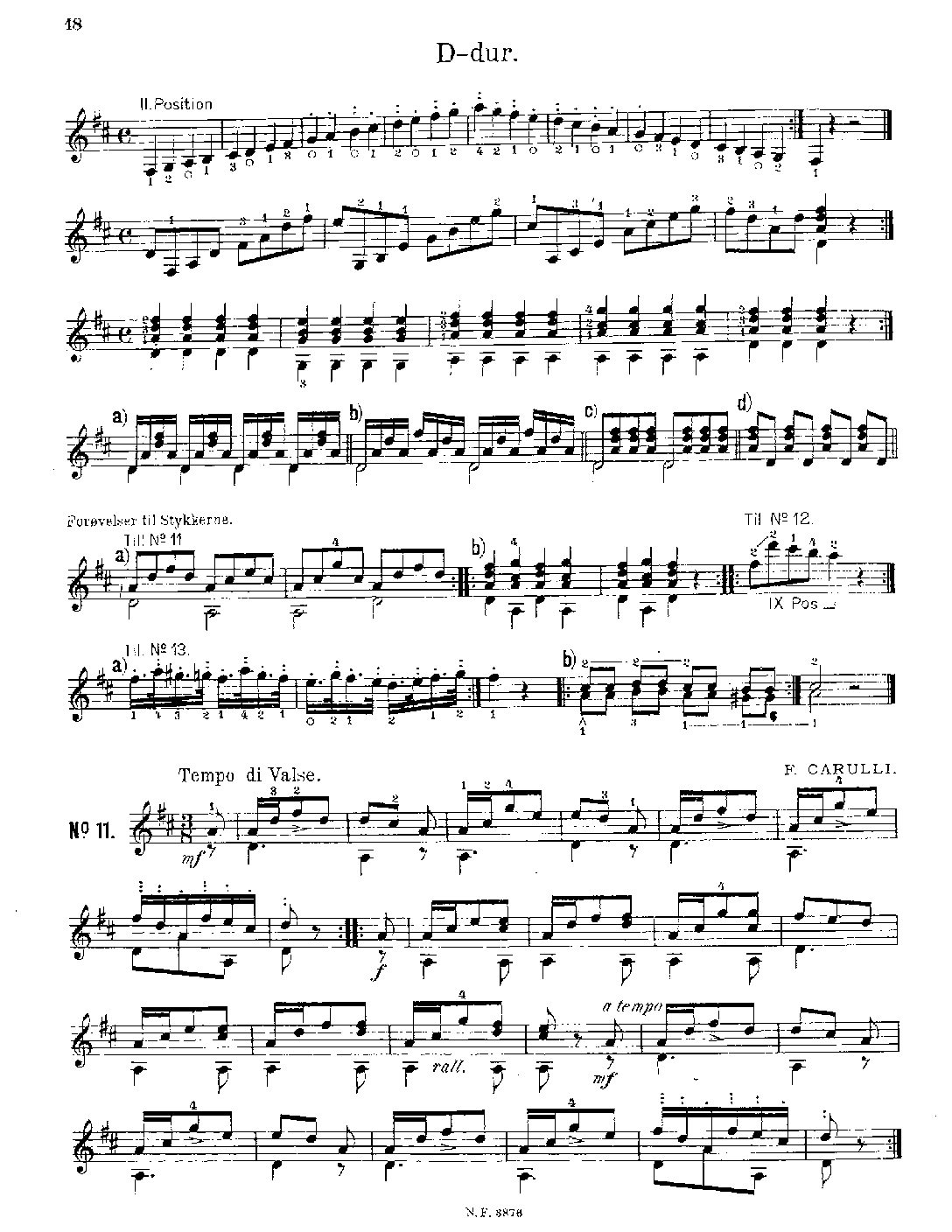 tempo di valse by carulli (Free Guitar) | This is Classical Guitar