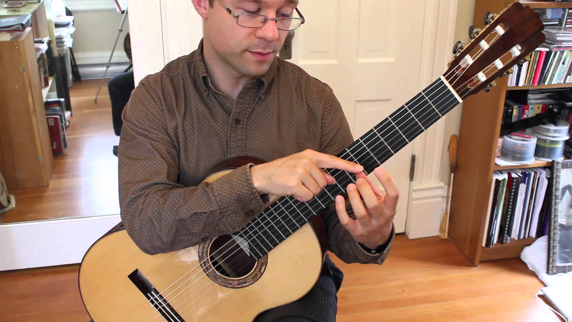 Left Hand Position Horizontal Builders for Classical Guitar This is