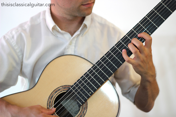 Left Hand Position - Classical Guitar