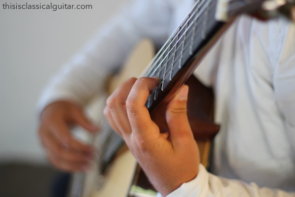 Left Hand Position - Classical Guitar