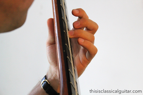 Left Hand Fingers (third finger) - Classical Guitar