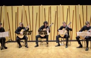 Strata Motion for Guitar Quartet by Richard Melkonian