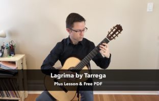 Lágrima by Tárrega (Free PDF)