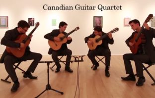 Canadian Guitar Quartet Plays Valsa by Gnattali