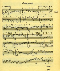 BWV 995 Falckenhagen arrangement, copied by Albert Meinhardt, 1939