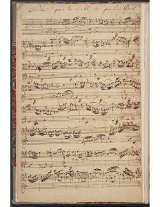 BWV 995 Title Page Autograph
