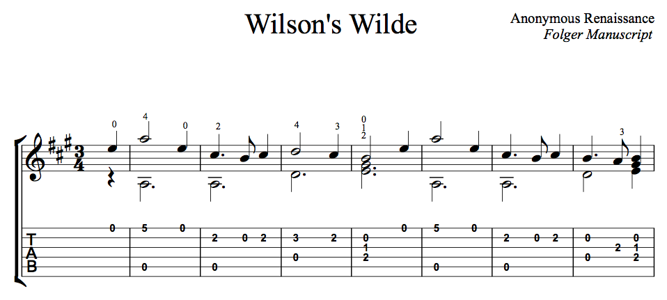 Wilson's wilde shop classical guitar