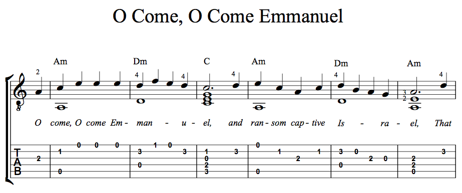 Easy Christmas Songs For Guitar Volume 1 This Is