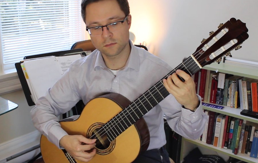 Lesson Waltz by Calatayud for Guitar (Easy, RCM Grade 1) This is