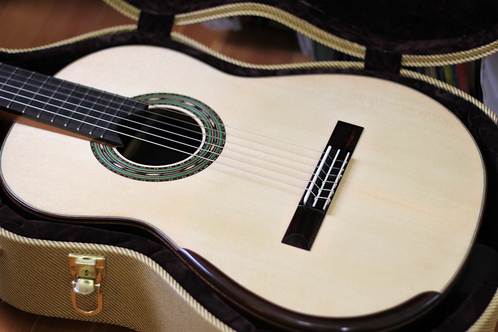 2015 Marcus Dominelli Double Top Guitar This is Classical Guitar