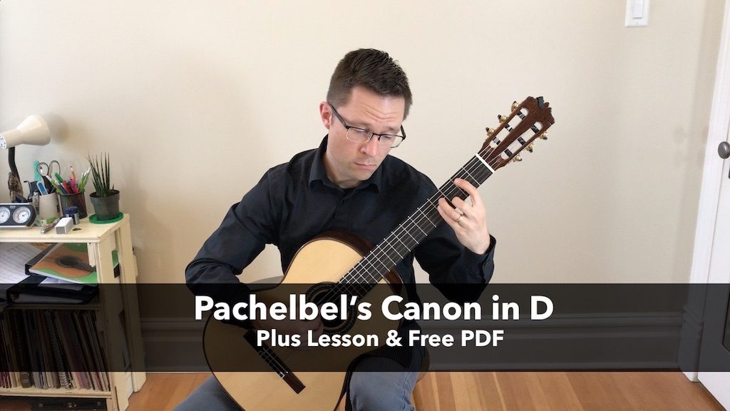 Pachelbel S Canon In D For Guitar Free Pdf Sheet Music Or Tab This Is Classical Guitar