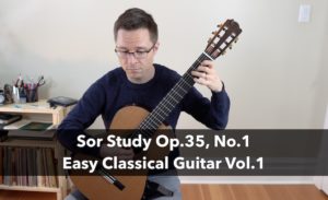 Sor Study Op.35, No.1 for Guitar