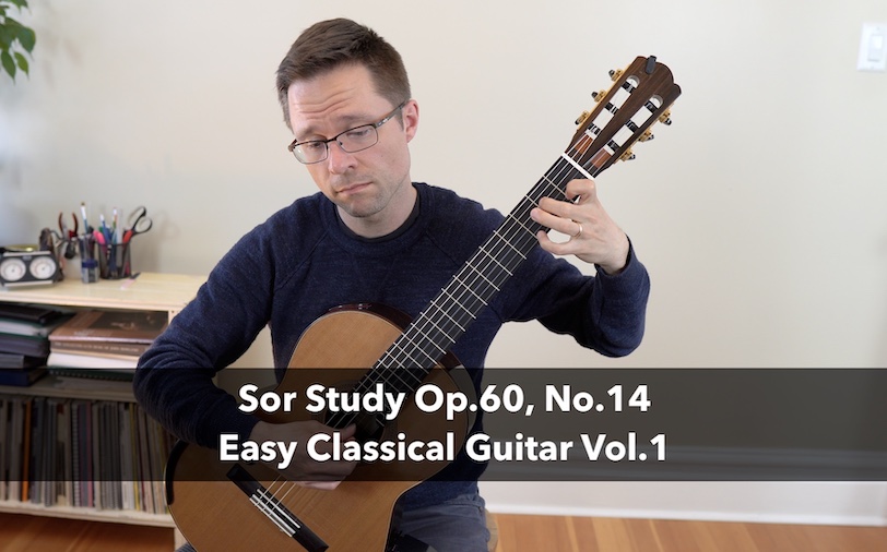 Lesson: Sor Study Op.60, No.14, Andante by Sor for Classical Guitar