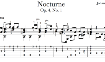 Nocturne No. 1, Op. 4 by Mertz (Free PDF)
