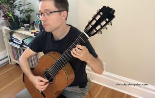 Brouwer Etude No. 15 and Lesson