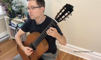 Brouwer Etude No. 15 and Lesson