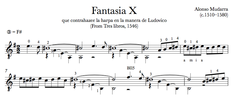 alonso mudarra fantasia x