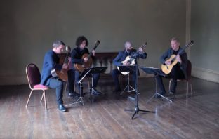 Dublin Guitar Quartet Plays Aheym by Bryce Dessner