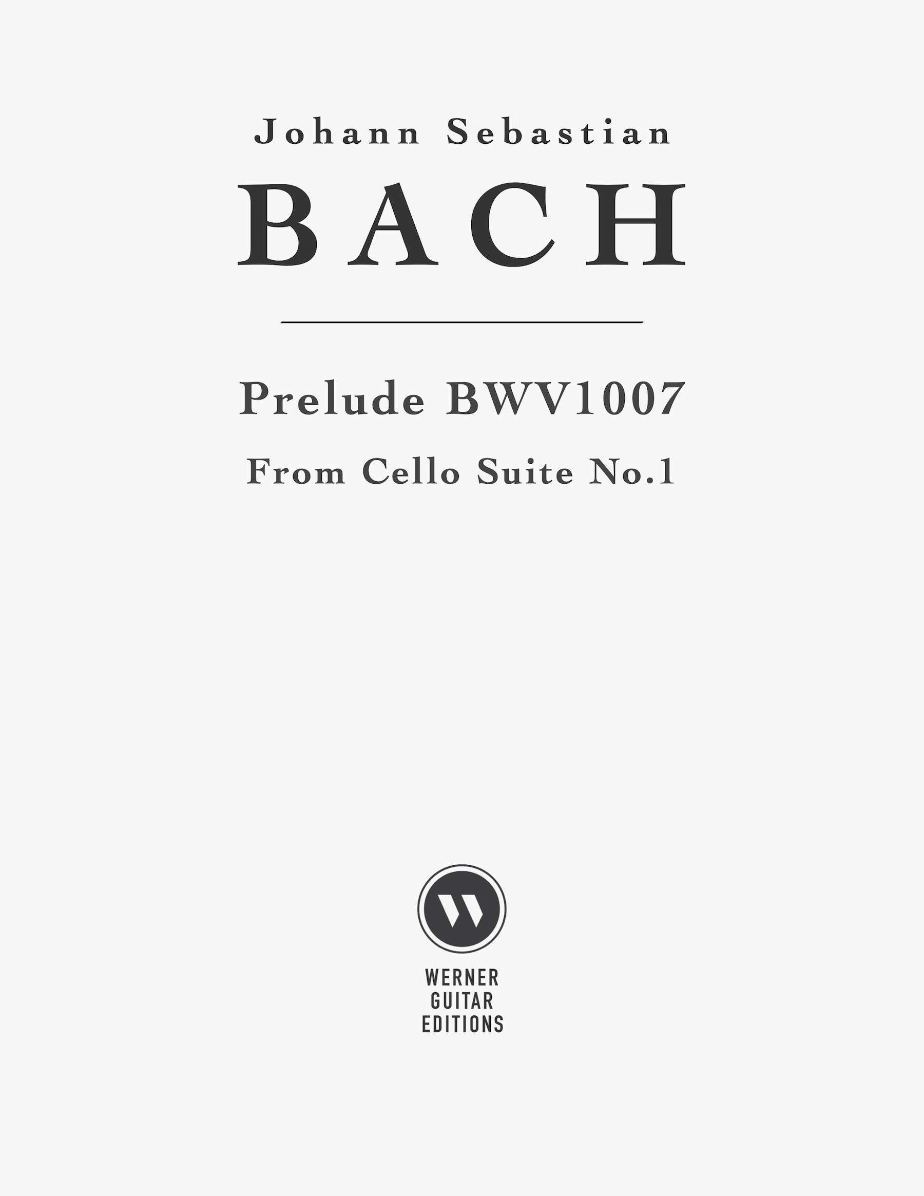 Bach cello suite 1 for guitar cheap