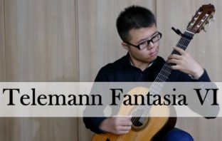 Kevin Loh Plays Telemann Fantasia VI