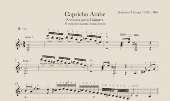 Capricho Árabe by Tárrega (Free PDF or TAB)