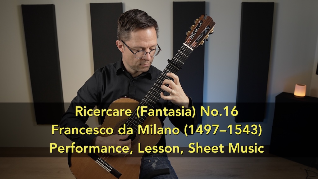 Ricercare (Fantasia) No.16 by Francesco Canova da Milano