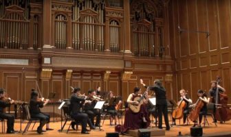 Brouwer Conducts Elegiaco with Zaira Meneses