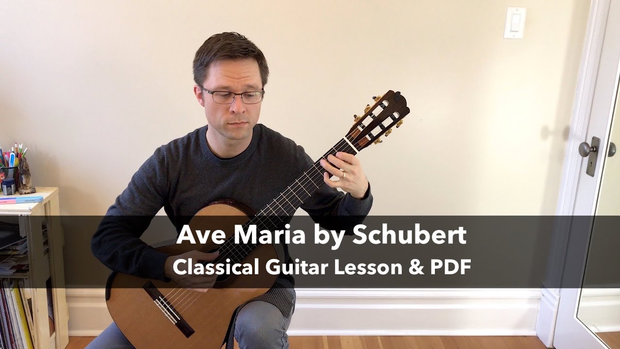 Ave Maria by Schubert for Guitar PDF Sheet Music or Tab This is Classical Guitar