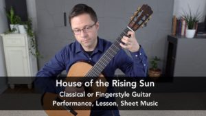 House of the Rising Sun for Guitar - PDF Sheet Music or Tab