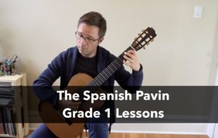 Grade 1 Lesson: The Spanish Pavin (Anonymous)