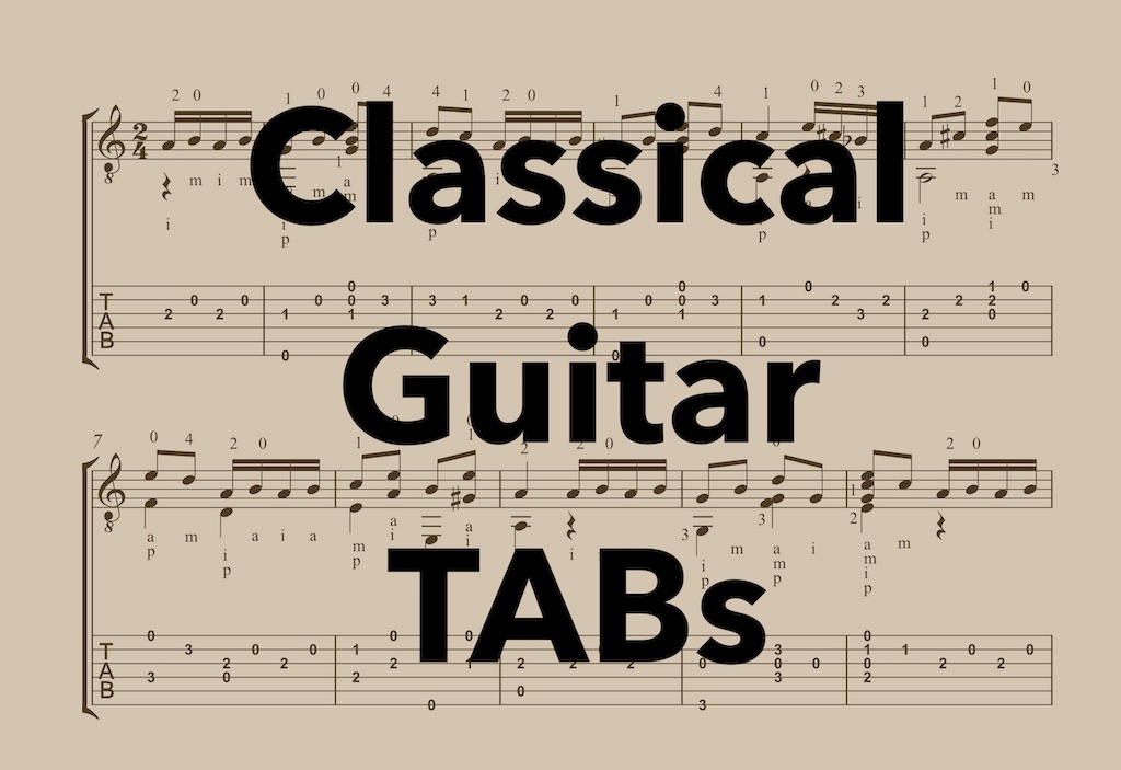 Classical Guitar Tabs (Free PDFs)
