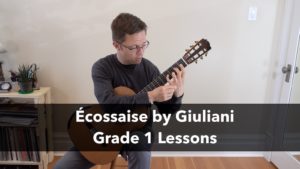 Grade 1 Lesson: Écossaise, Op.33, No.2 by Giuliani