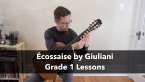 Grade 1 Lesson: Écossaise, Op.33, No.2 by Giuliani