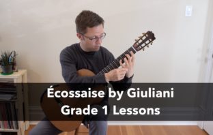 Grade 1 Lesson: Écossaise, Op.33, No.2 by Giuliani Grade 1 Lesson: Écossaise, Op.33, No.2 by Giuliani