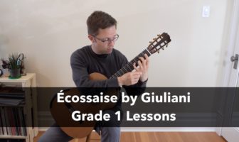 Grade 1 Lesson: Écossaise, Op.33, No.2 by Giuliani Grade 1 Lesson: Écossaise, Op.33, No.2 by Giuliani