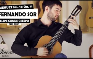 Paul Bizot Plays Menuet No.10, Op.11 by Sor