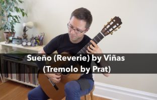 El Sueño (Tremolo) by Viñas (Lesson, PDF)