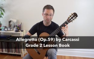 Grade 2 Lesson: Allegretto by Carcassi