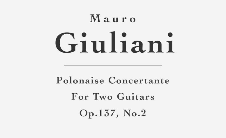 Polonaise Concertante, Op.137, No.2 for Two Guitars by Mauro Giuliani