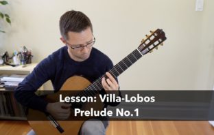 Lesson: Prelude No.1 by Villa-Lobos
