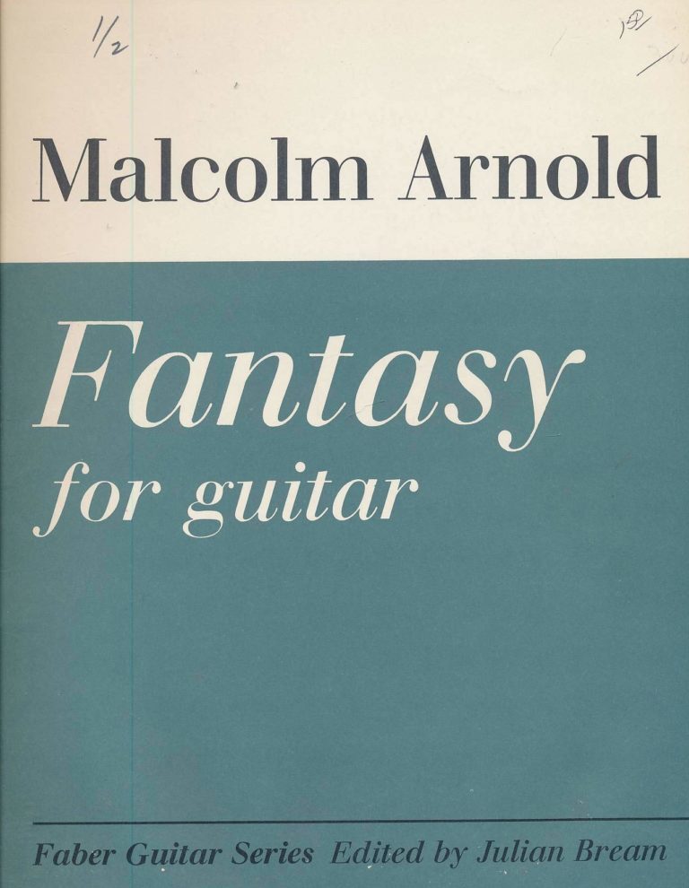 Fantasy for Guitar, Op.107 by Malcolm Arnold