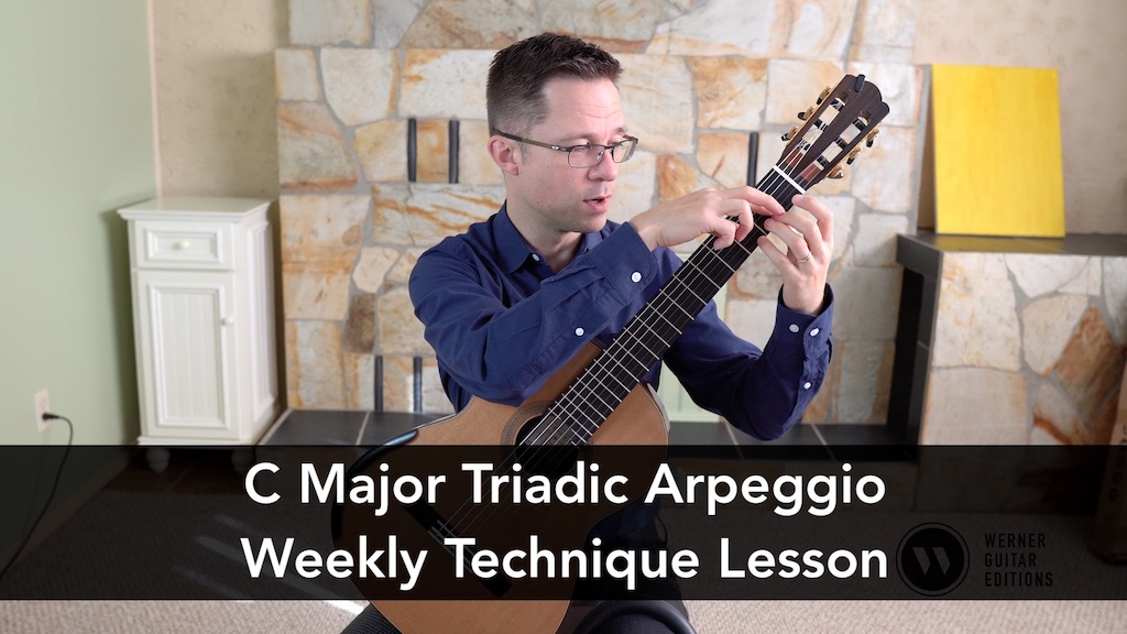 Lesson: C Major Triadic Arpeggio for Guitar