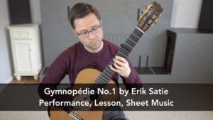Gymnopédie No. 1 by Erik Satie. PDF sheet music or tab edition for classical guitar.
