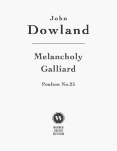 John Dowland (PDF Sheet Music or Tab)