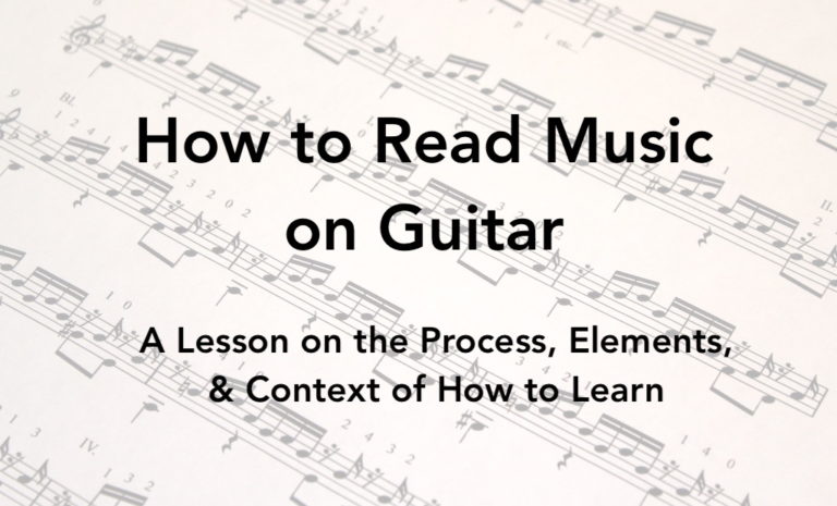 How to Read Music on Guitar