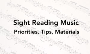 Sight Reading Music on Classical Guitar