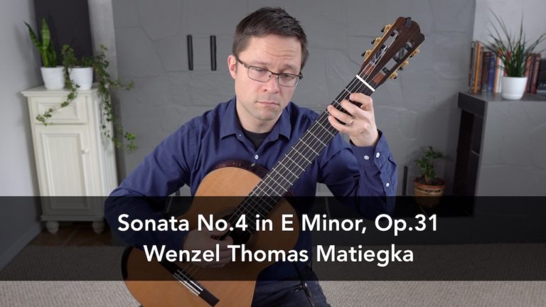 Sonata No.4 in E Minor, Op.31 by Matiegka