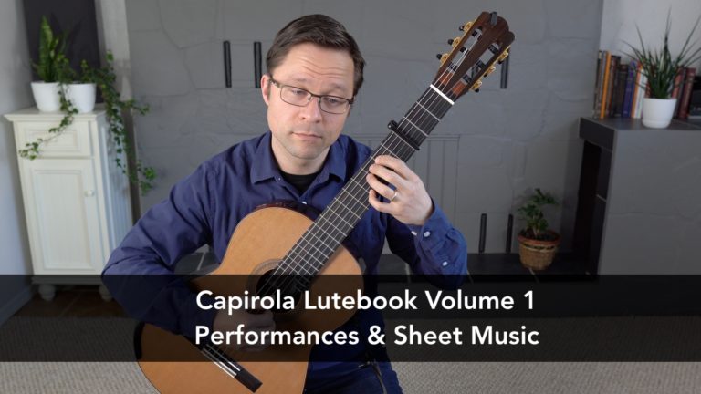 Capirola Lutebook for Guitar