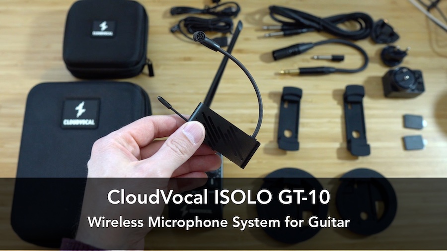 CloudVocal ISOLO GT10 Wireless Microphone System for Guitar This is